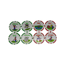 Load image into Gallery viewer, Golf Poker Chips - 8 Chip EXPANSION Set - GolfPoker