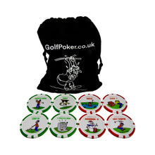 Load image into Gallery viewer, Golf Poker Chips - 8 Chip EXPANSION Set - GolfPoker