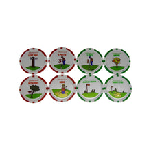 Load image into Gallery viewer, Golf Poker Chips - The ESSENTIAL 8 Chip Set - GolfPoker