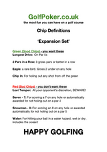 Load image into Gallery viewer, Golf Poker Chips - 8 Chip EXPANSION Set - GolfPoker