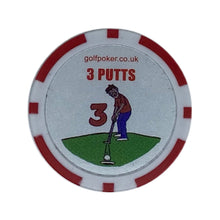 Load image into Gallery viewer, 3 Putt - Single Chip - GolfPoker
