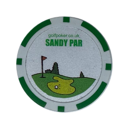 Sandy Par - Single Chip - GolfPoker