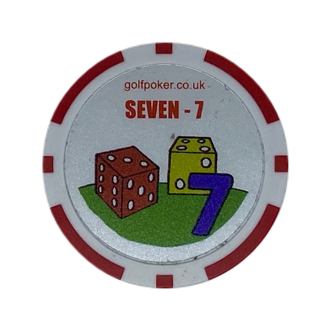 7 (Seven) - Single Chip - GolfPoker