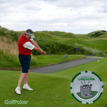 Load image into Gallery viewer, 3 Pars In A Row - Single Chip - GolfPoker
