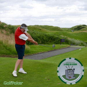 3 Pars In A Row - Single Chip - GolfPoker
